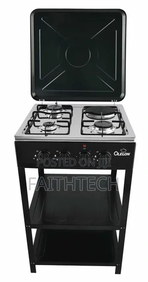 Olelon 3+1 Standing Cooker With Shelves