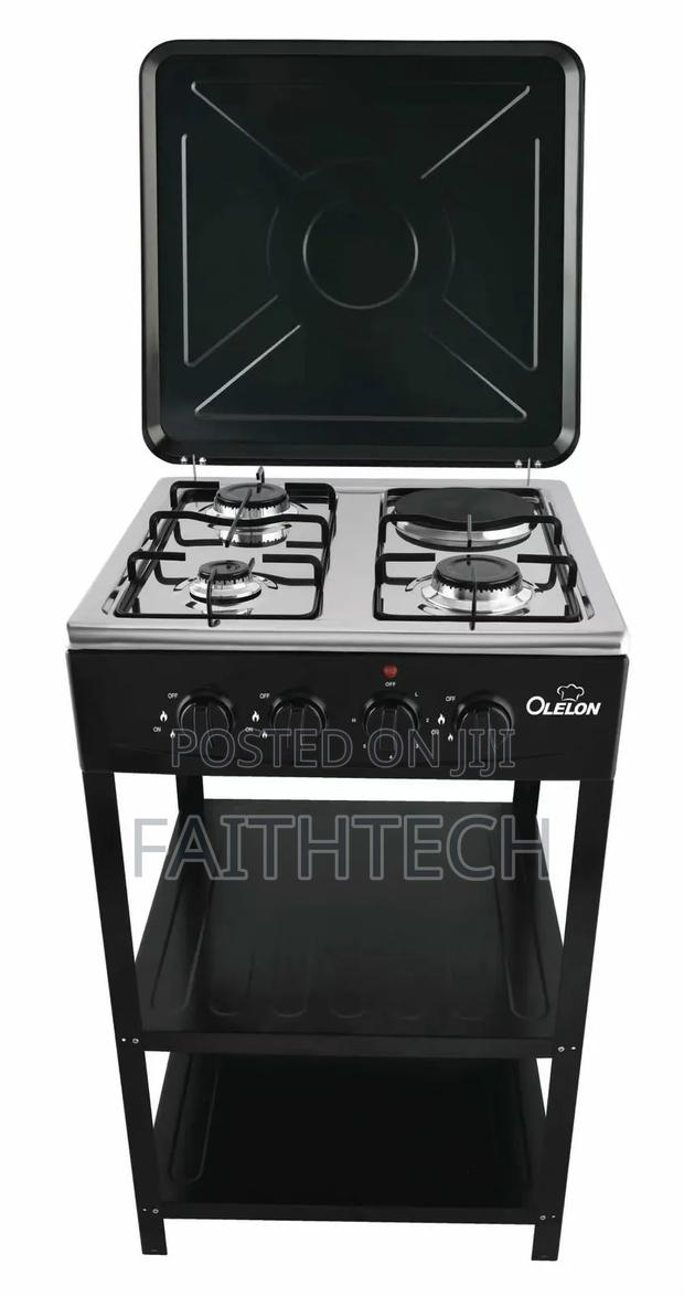 Olelon 3+1 Standing Cooker With Shelves