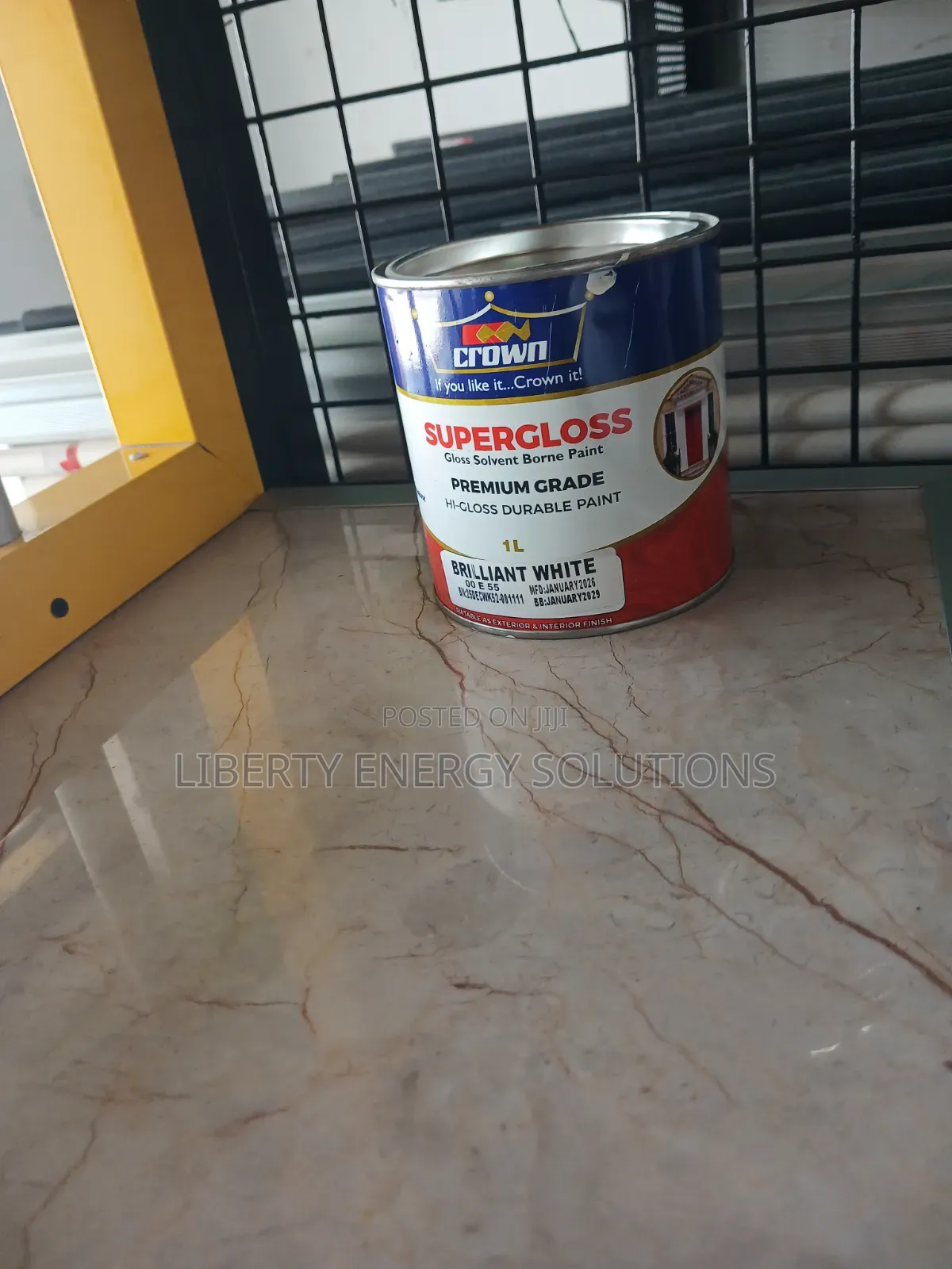 Crown Supergloss Brilliant White 1litre