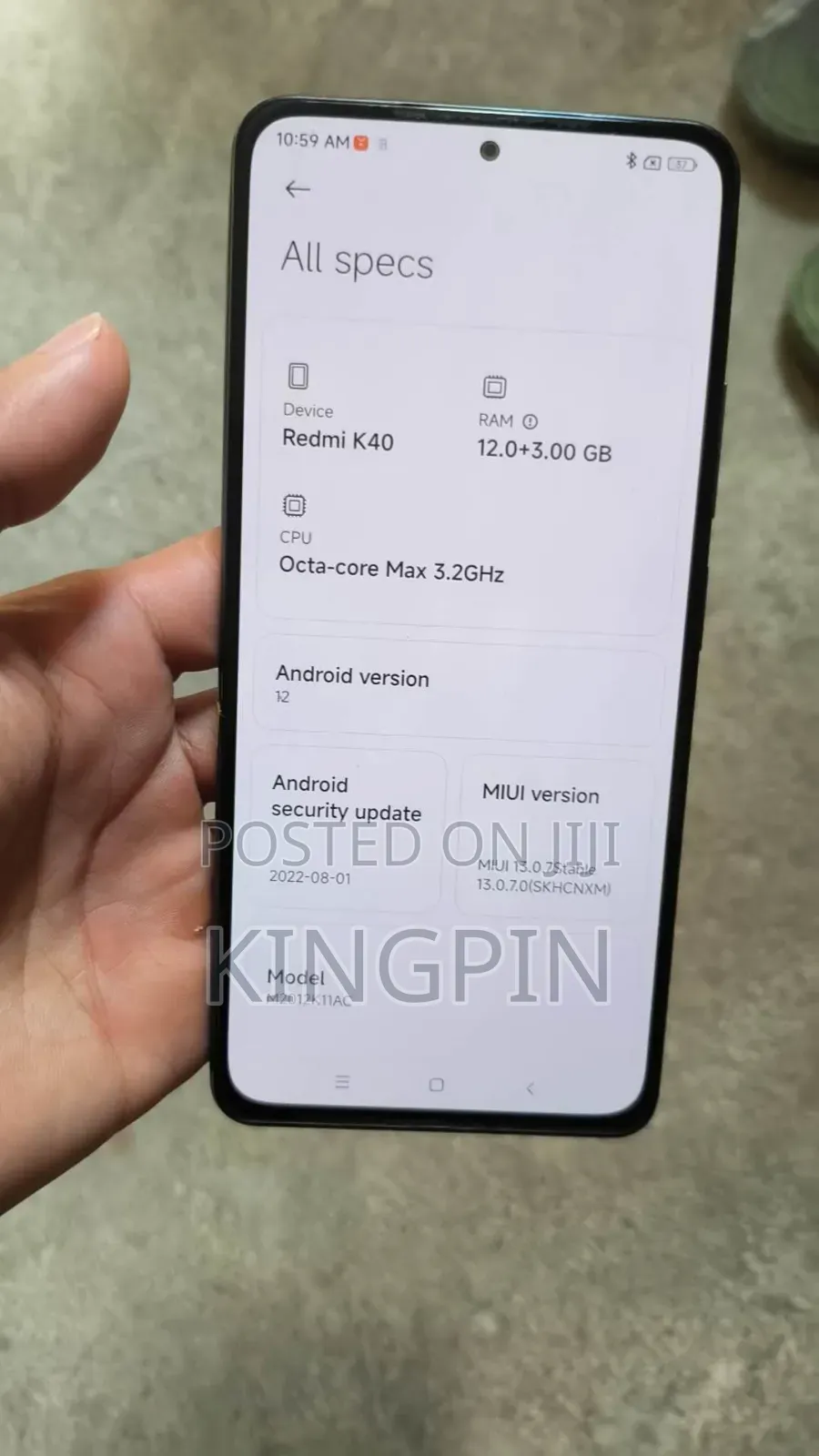 Xiaomi Redmi K40 Pro 256 GB Blue