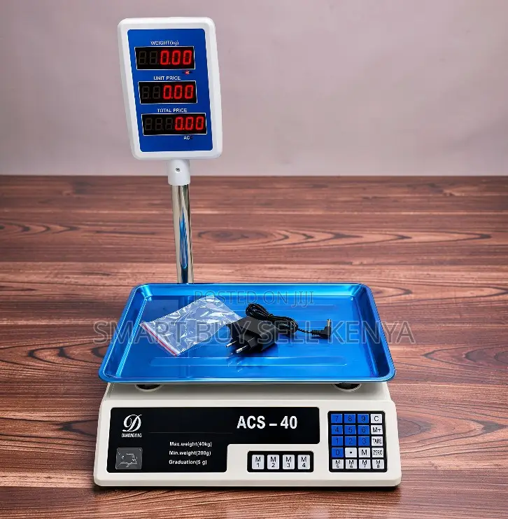 Low Maintenance Acs 40 Upto 40kgs Computerized Electronic Weight Scale