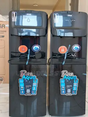 Black Mika Freestanding Hot Cold Water Dispenser