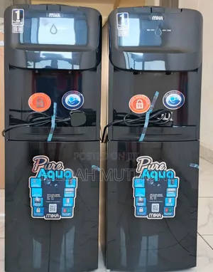 Black Mika Freestanding Hot Cold Water Dispenser