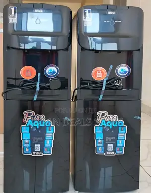 Black Mika Freestanding Hot Cold Water Dispenser