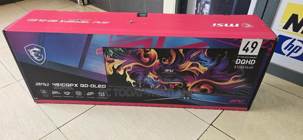 Msi MPG 491cqpx 49" Qd-Oled QHD 1440p HDR 240 Hz Curved Ultrawide