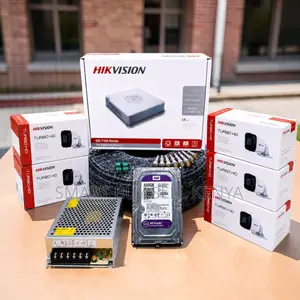 Superior Monitoring 5 Hikvision 1080p CCTV Cameras Complete System Kit
