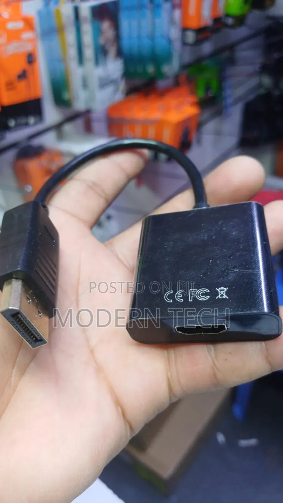 Portable Mini Dp to Hdmi Converter for Monitor Tv