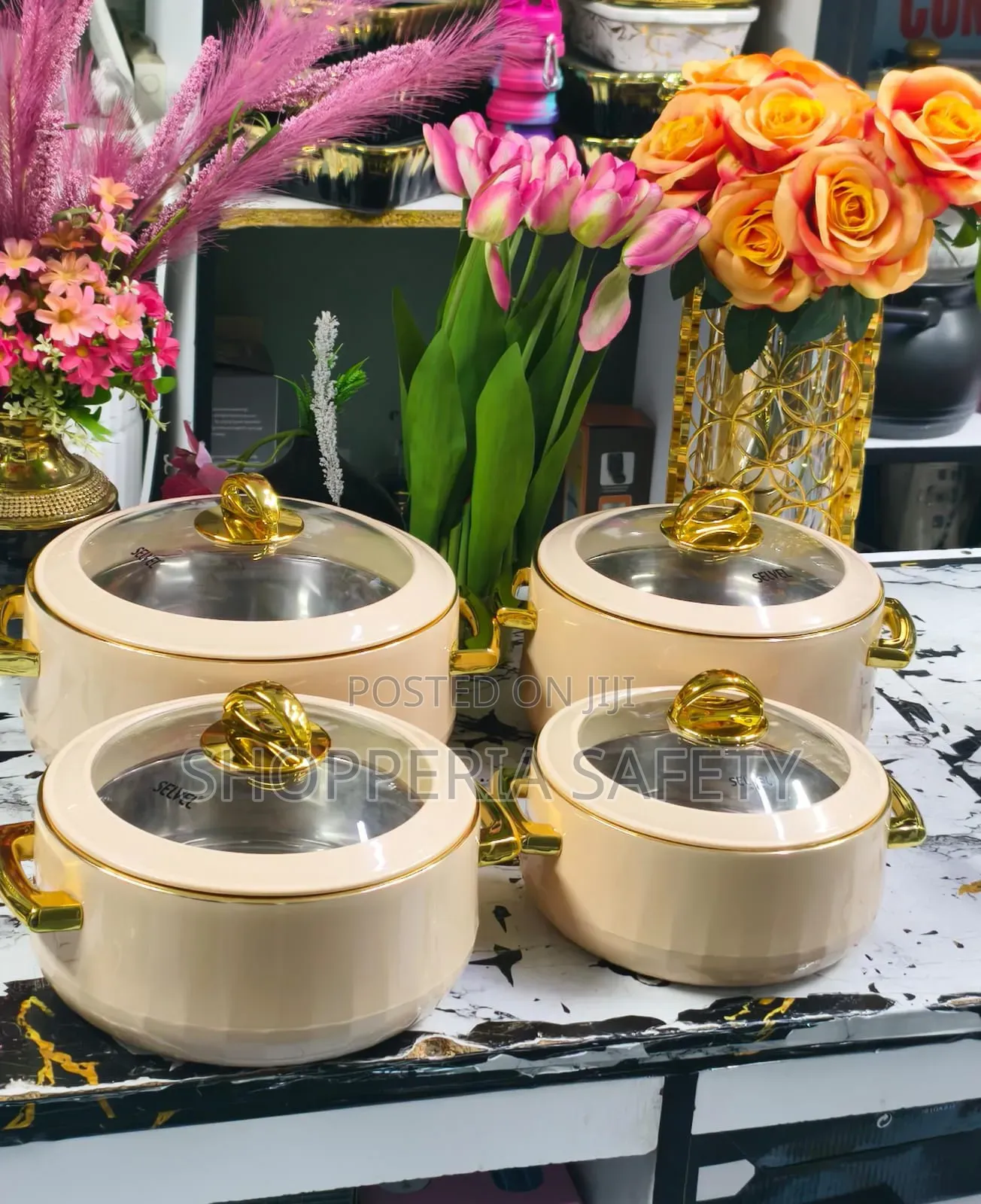 *4pcs Classic Insulated Hotpot