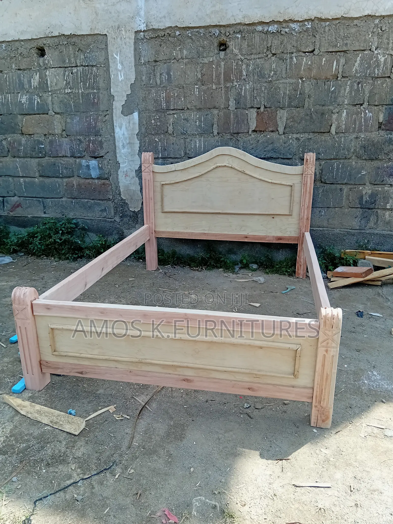 Brown Board Bed