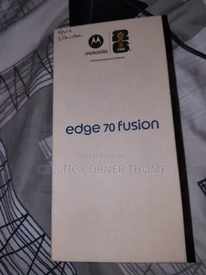 New Motorola Edge 70 Fusion 256 GB Black