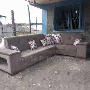 Brown L Seat