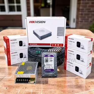Detailed Imaging 5 Hikvision 1080p Hd CCTV Cameras Complete System Kit