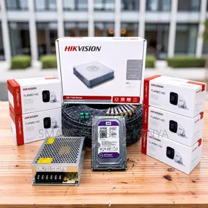 Crystal Clear Footage 5 Hikvision 1080p CCTV Cameras Full System Kit