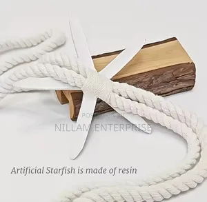Starfish Cotton Rope Curtain Holder.( Pair)