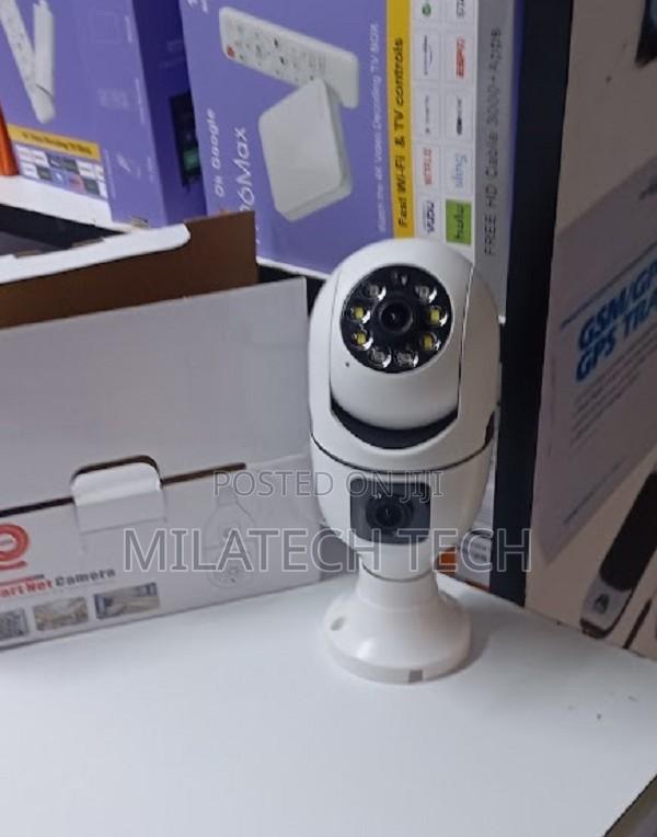 V380 Wireless Dual Lens Bulb Camera With Motion Detection - main view