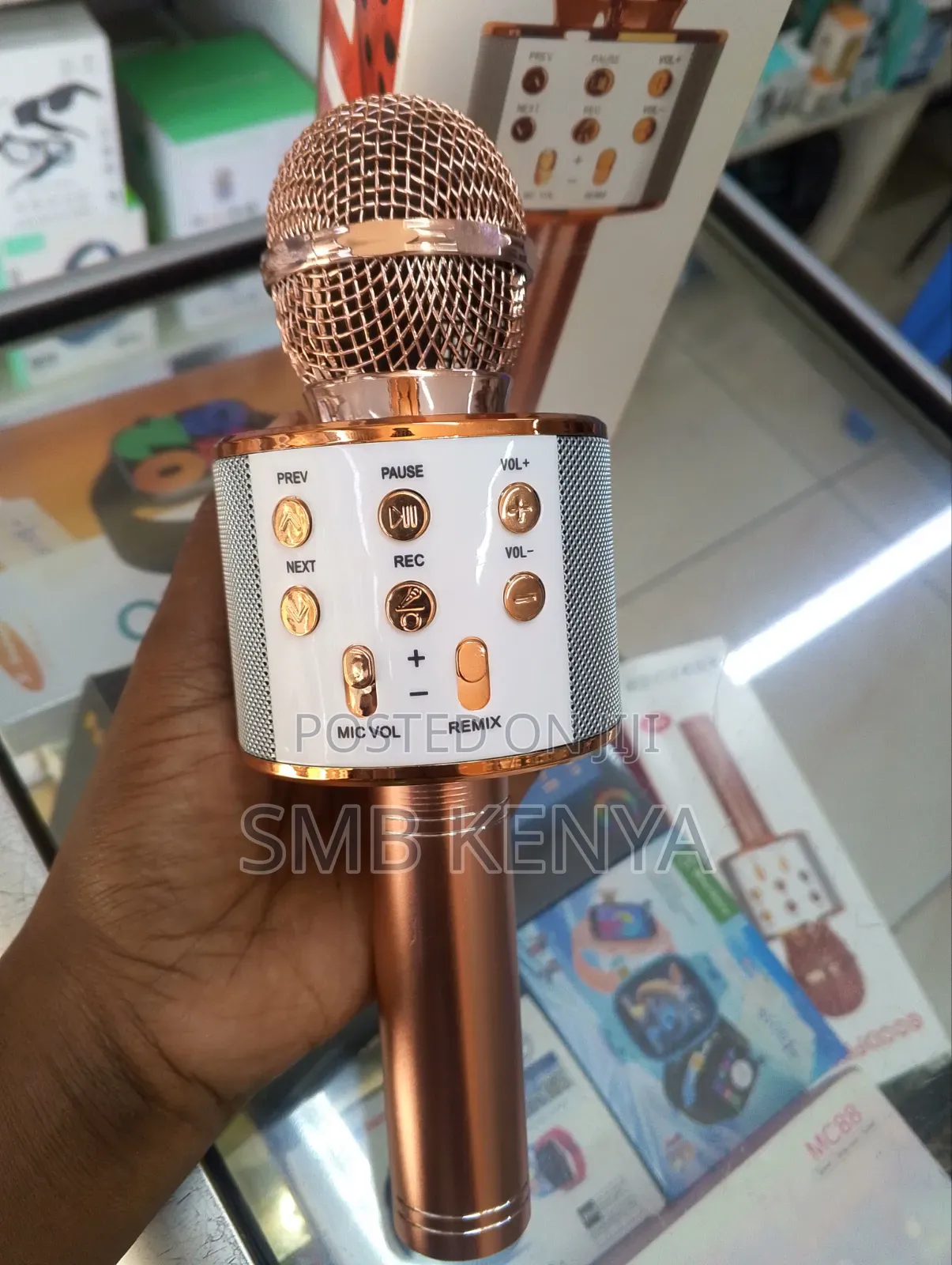 Mic Wireless Ws 858 Bluetooth Karaoke
