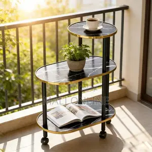 3 Tier Movable Table