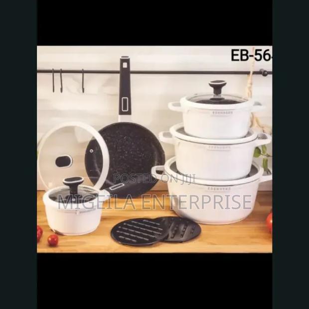 Edenburg 12pc Cookware Set(White) - thumbnail 2