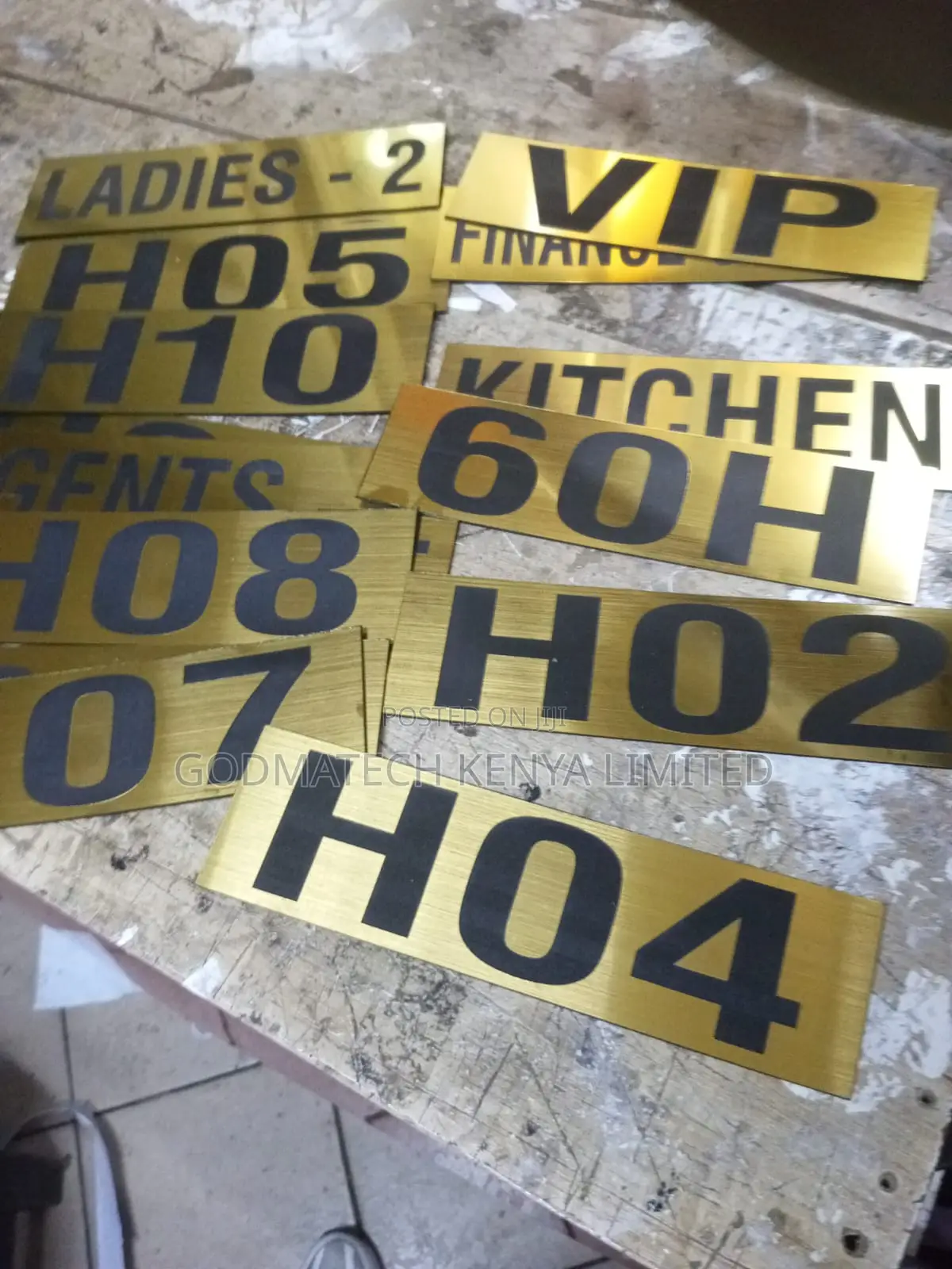 Customized Door Plates