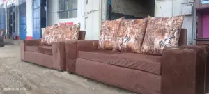 Brown 6 Seater Sofa Set