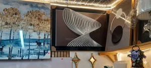 Modern Abstract Wall Art Featuring a Monochrome.