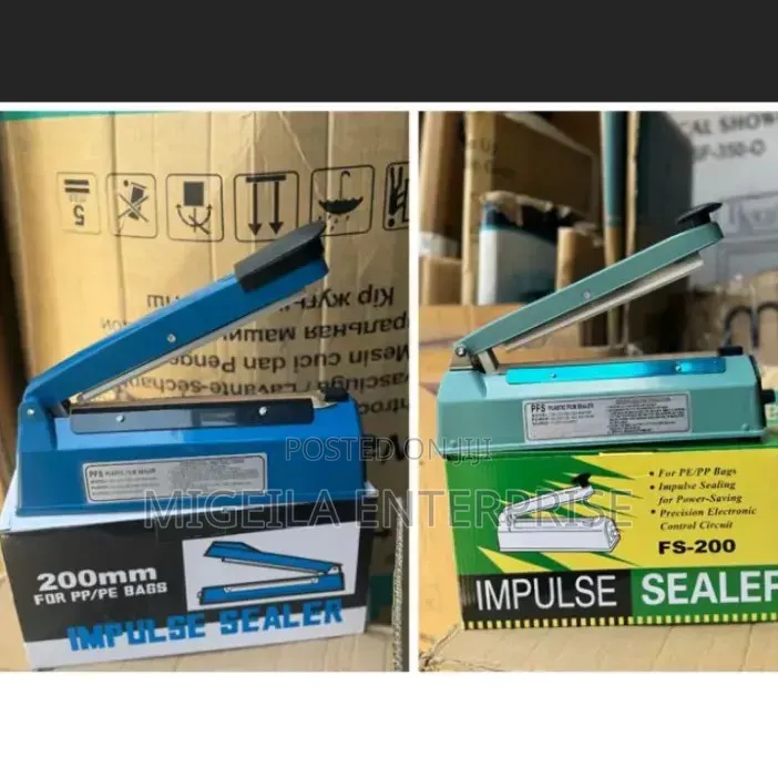 Electric Plastic Heat Sealer Machine 200mm