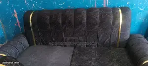 Black 5 Seater Sofa