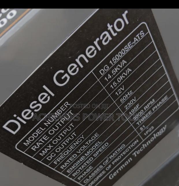 Powerful 15kva Single Phase/Three Phase Generator Machine With Ats - thumbnail 2