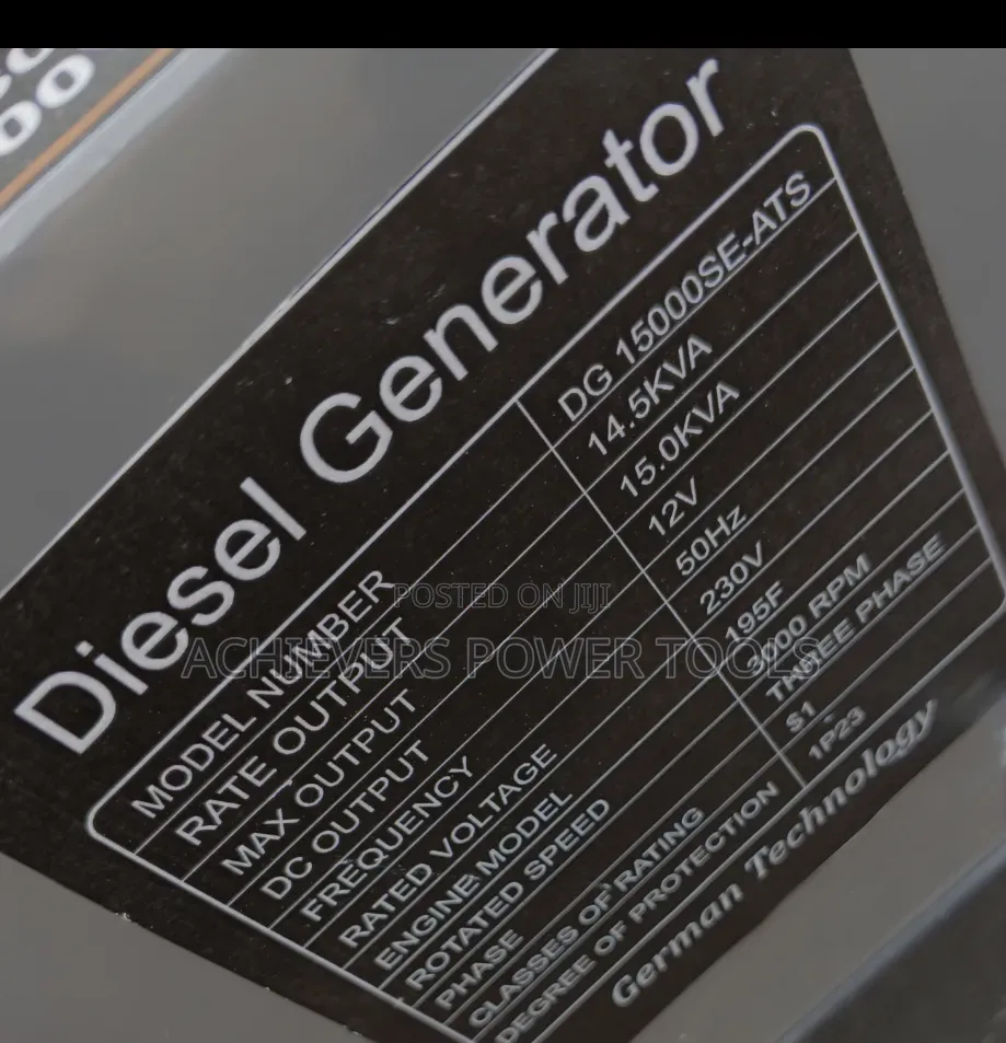 Powerful 15kva Single Phase/Three Phase Generator Machine With Ats