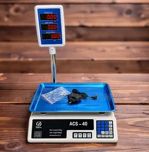 Easy to Clean Acs 40 Upto 40kgs Computerized Electronic Weight Scale