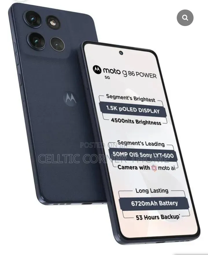 New Motorola Moto G86 Power 512 GB Black