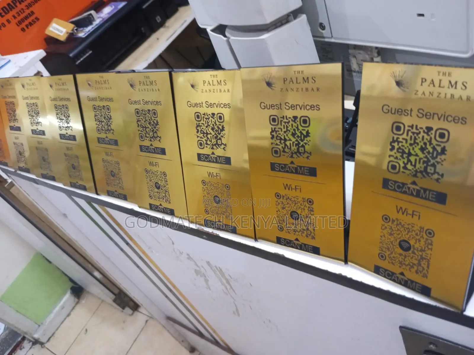 Custom Acrylic Qr Code Display Signs