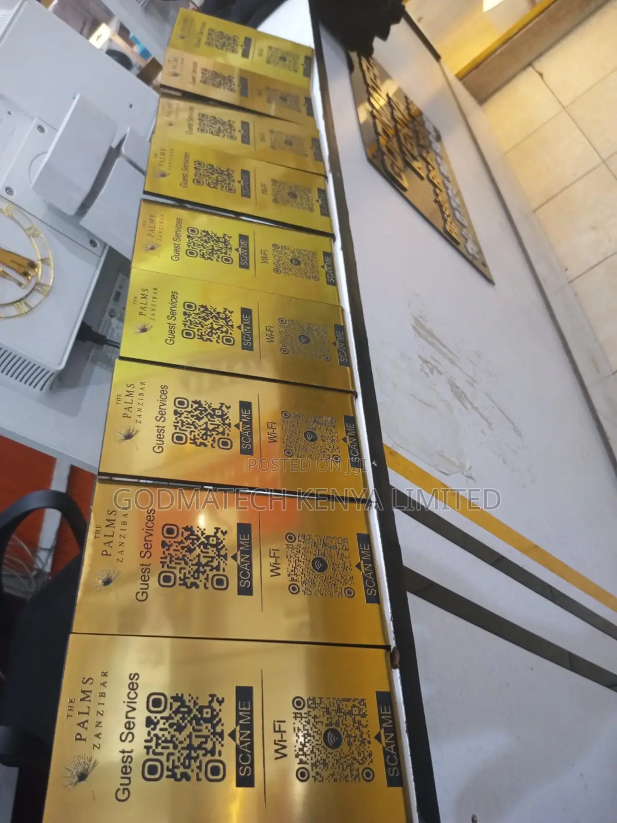 Custom Acrylic Qr Code Display Signs