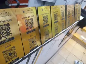 Custom Acrylic Qr Code Display Signs