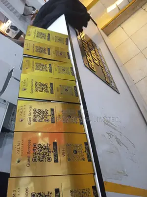 Custom Acrylic Qr Code Display Signs