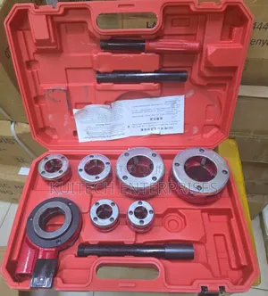 Ratchet Die Stock/Portable Pipe Threader Kit 1⁄2 to 2"