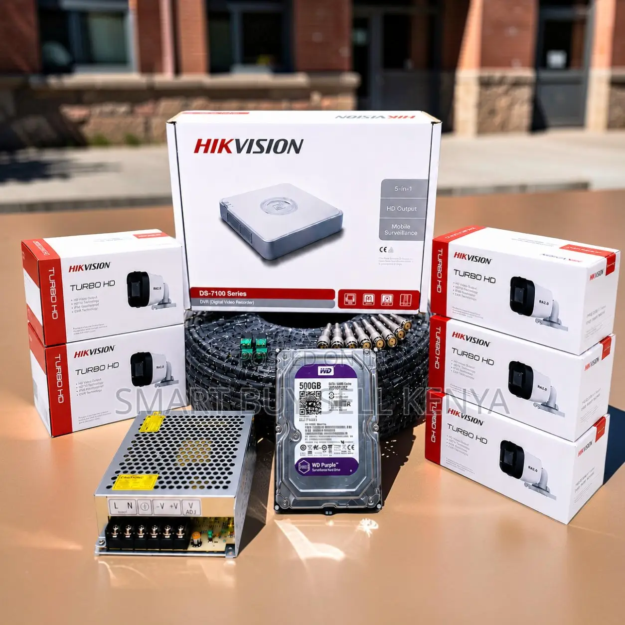 1080p Clarity 5 Hikvision 1080p Hd CCTV Cameras Complete System Kit