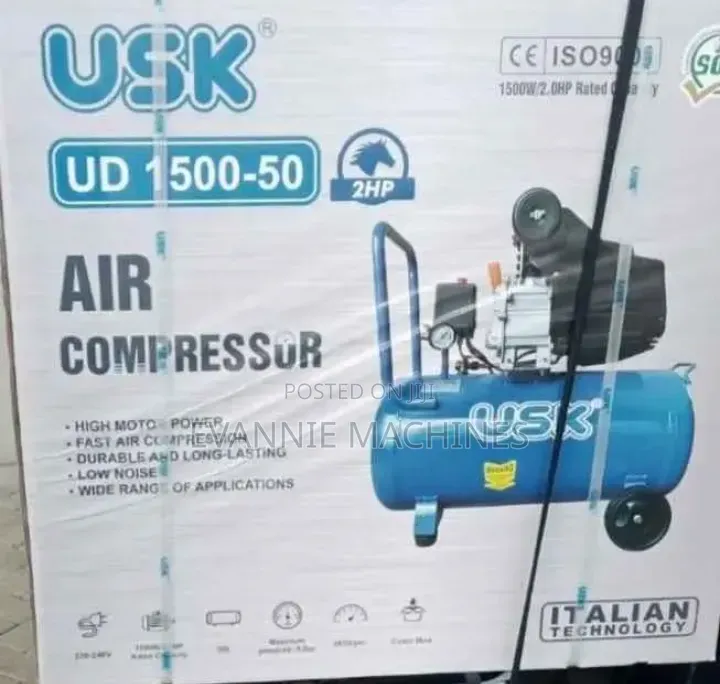 Usk Silent Air Compressor 50l