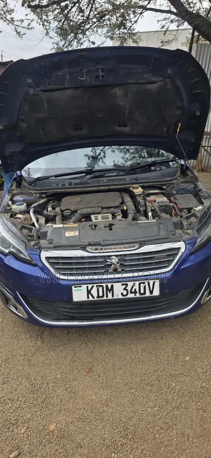 Peugeot 308 2016 Blue