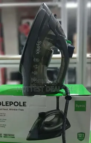Polepole Steam Iron Featuring a Dark-Colored Design