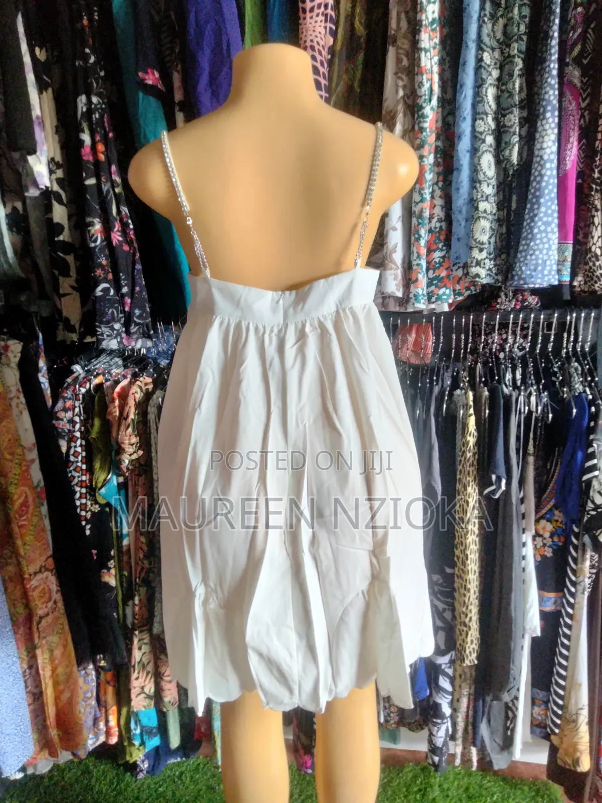 White Y2k-Style Mini Dress