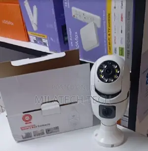 Wireless Dual Lens Bulb Camera V380 – Smart Home Surveillance