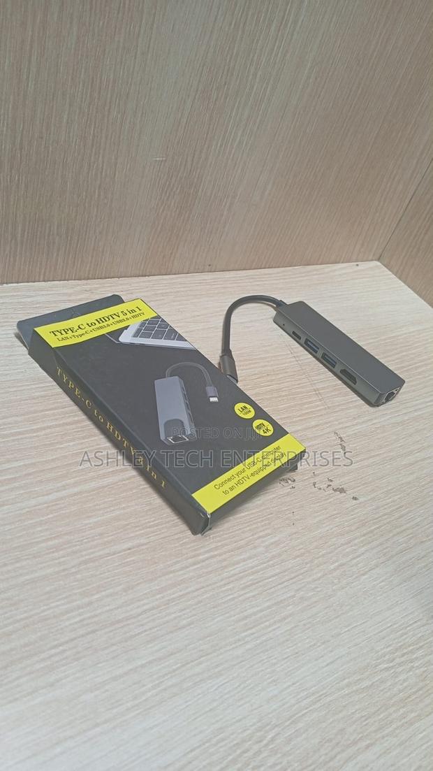 Premium 5 in 1 Usb Hub – Multi-Port Usb Adapter