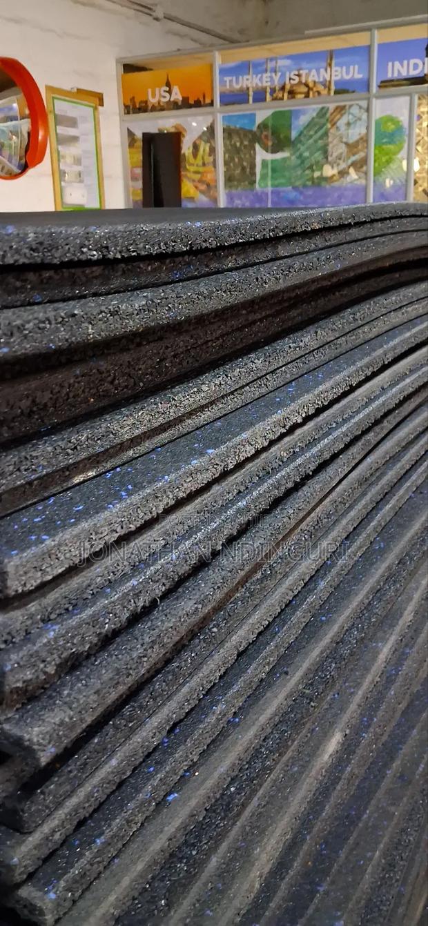 Gym Rubber Mats – Impact Resistant Rubber Floor Mats - thumbnail 2