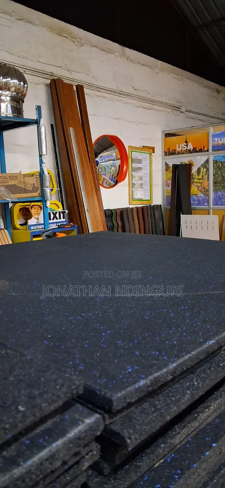 Gym Rubber Mats – High Density Workout Mats