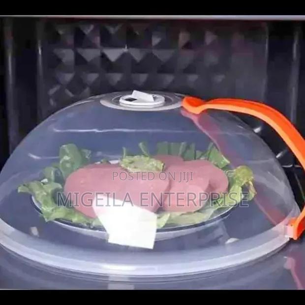 *Vent Microwave Food Cover With Detachable Handle*