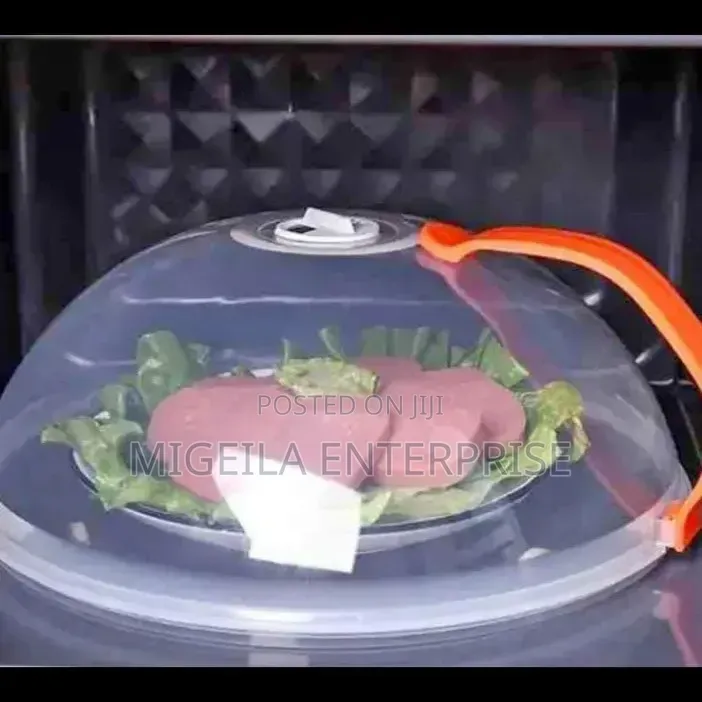 *Vent Microwave Food Cover With Detachable Handle*