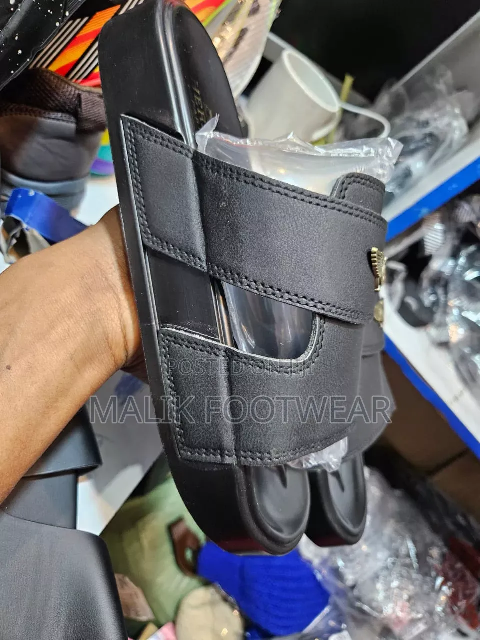 Premium Branded Men's Slides