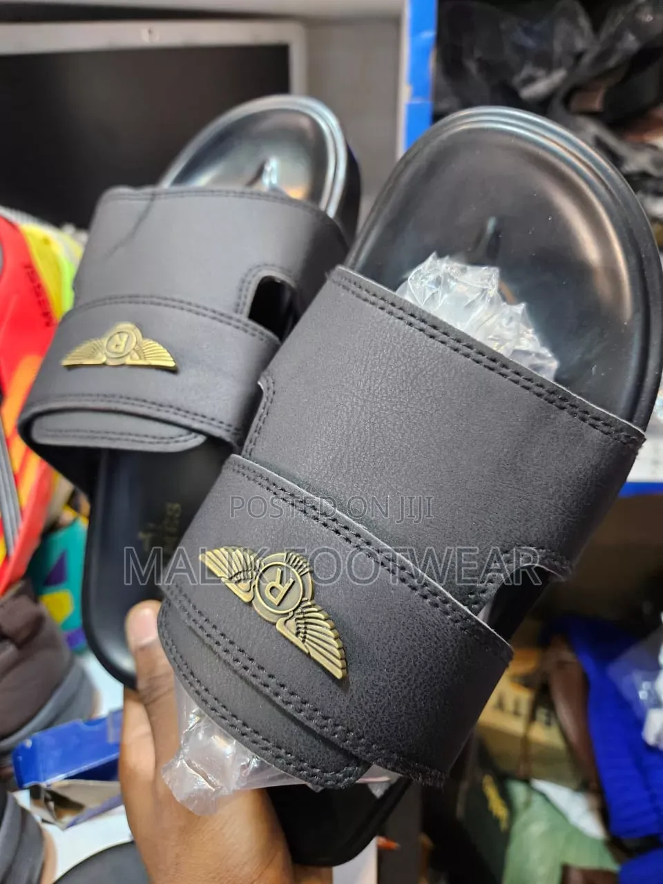 Premium Branded Men's Slides