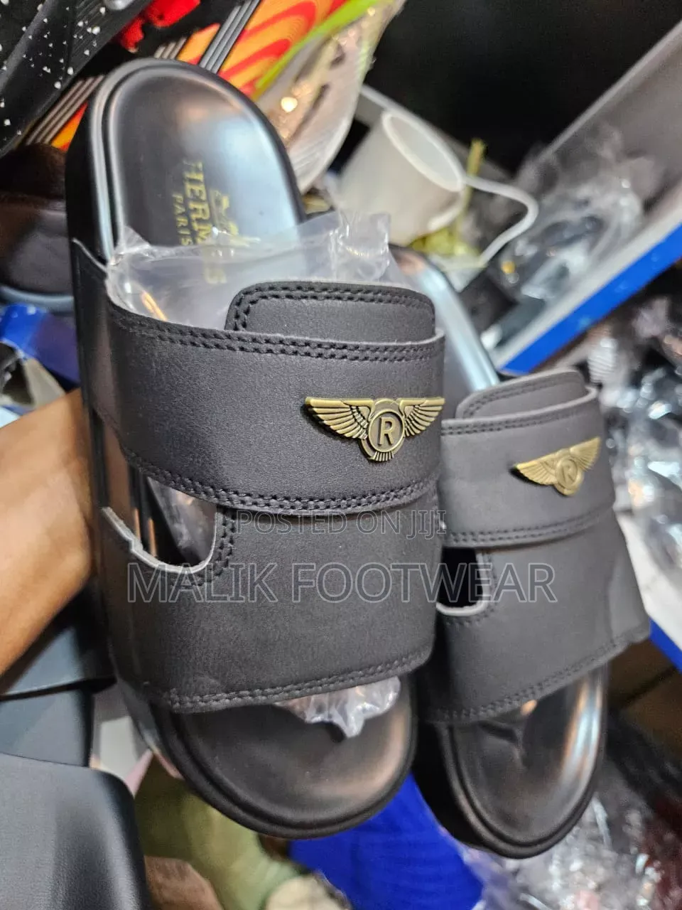 Premium Branded Men's Slides